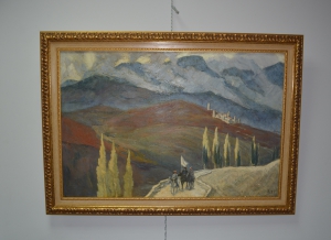 Бетехтин, Орест Георгиевич. Картина «Дорога в горах» («Парламентеры»).
