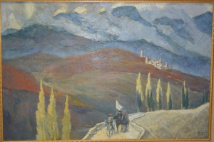 Бетехтин, Орест Георгиевич. Картина «Дорога в горах» («Парламентеры»).