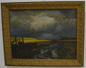 Васильев, Фёдор Александрович. Картина «После дождя» («Просёлок»).