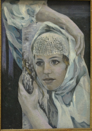Васнецов, Виктор Михайлович. Картина «Портрет девушкий Русский Модерн».
