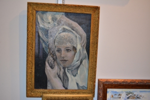 Васнецов, Виктор Михайлович. Картина «Портрет девушкий Русский Модерн».